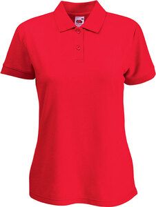 Fruit of the Loom SC63212 - Ladyfit 65/35 Polo (63-212-0) Red