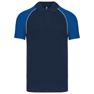 Kariban K226 - POLO BASE BALL - CONTRAST POLO SHIRT Navy/Royal Blue