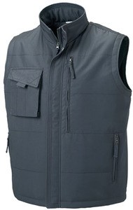 Russell RU014M - Heavy Duty Gilet Convoy Grey