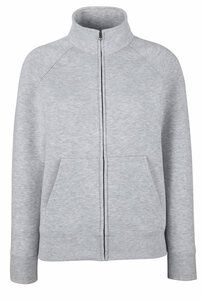 Fruit of the Loom SS310 - Premium 70/30 lady-fit sweatshirt jacket Heather Grey