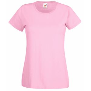 Fruit of the Loom SS050 - Lady-fit valueweight tee Light Pink