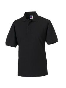 Russell R-599M-0 - Hard Wearing Polo Shirt Black