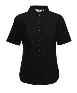 Fruit of the Loom 65-000-0 - Woman Oxford Bluse Black