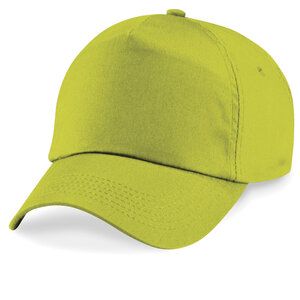 Beechfield B10 - Original 5 Panel Cap 100% Cotton Lime Green