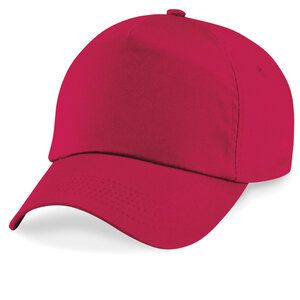 Beechfield B10b - Children's 5 Panel Cap 100% cotton Classic Red