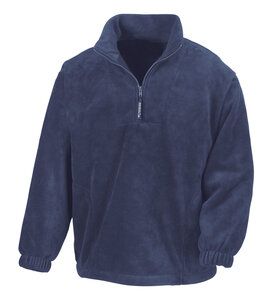 Result R33 - 1/4 zip fleece top Navy