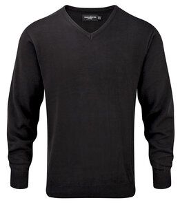 Russell Collection J710M - V-neck knitted sweater