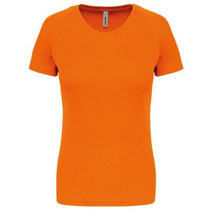 ProAct PA439 - LADIES' SHORT SLEEVE SPORTS T-SHIRT Fluorescent Orange