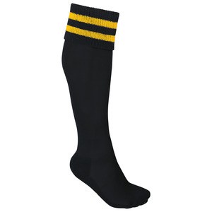 ProAct PA015 - STRIPED SPORTS SOCKS Black / Sporty Yellow