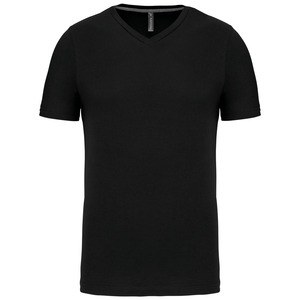 Kariban K357 - MEN'S SHORT SLEEVE V-NECK T-SHIRT Black/Black