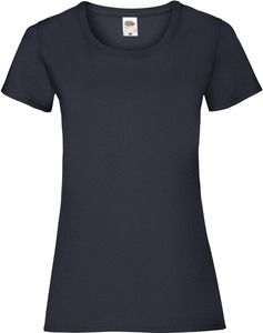 Fruit of the Loom SC61372 - Women's Cotton T-Shirt Deep Navy