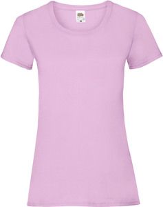 Fruit of the Loom SC61372 - Women's Cotton T-Shirt Light Pink