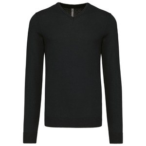 Kariban K965 - MEN'S V-NECK JUMPER Black/Black