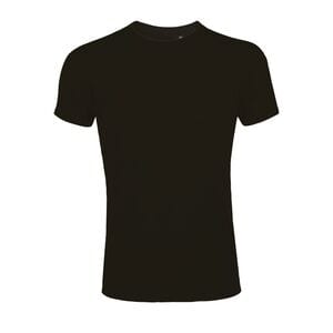 SOL'S 00580 - Imperial FIT Men's Round Neck Close Fitting T Shirt Deep Black