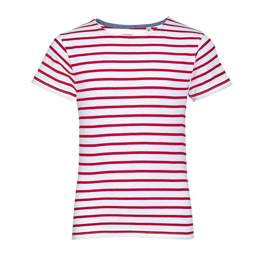 SOL'S 01400 - MILES KIDS Kids' Round Neck Striped T Shirt