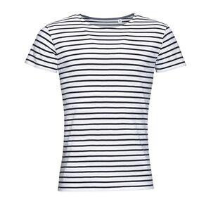 SOLS 01398 - MILES MEN Round Neck Striped T Shirt