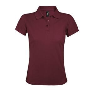 SOL'S 00573 - PRIME WOMEN Polycotton Polo Shirt Bordeaux