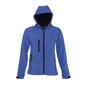 SOL'S 46802 - REPLAY WOMEN Hooded Softshell Royal blue