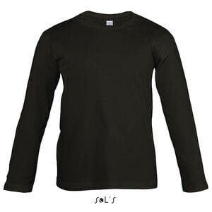 SOL'S 11415 - Vintage Kids' T-Shirt Deep Black
