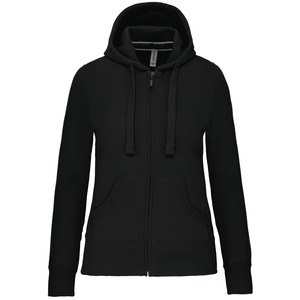 Kariban K464 - Ladies hooded full zip sweatshirt