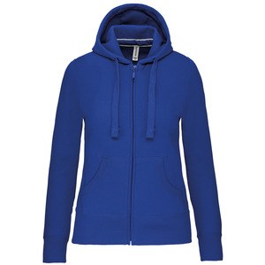 Kariban K464 - Ladies hooded full zip sweatshirt
