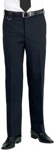 Brook Taverner BT8648 - Mars Flat Front Trouser Black