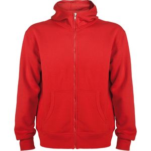 Roly CQ6421 - MONTBLANC Sweat hooded jacket with high neck and full zip Red