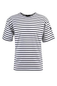 Armor lux AM100 - Theviec Breton Shirt Blanc/Navire