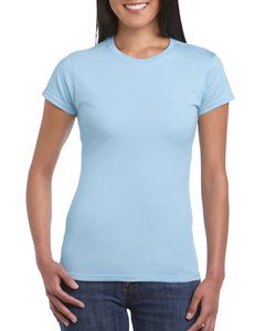 Gildan GN641 - Softstyle™ Women'S Ringspun T-Shirt Light Blue