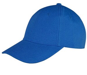 Result RC081 - Visor Cap 6 Panels 100% Cotton Azure Blue