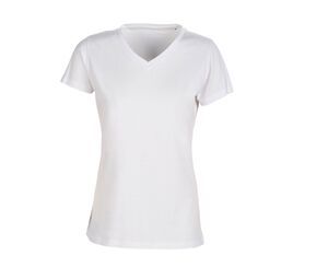 Sans Étiquette SE634 - No Label V-Neck T-Shirt White