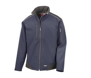 Result RS124 - Ripstop softshell workwear jacket Navy/Black
