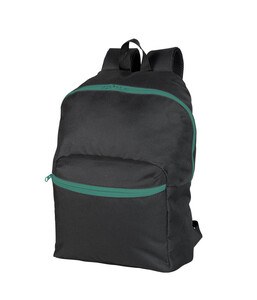 Black&Match BM903 - Lightweight backpack Black/Kelly Green