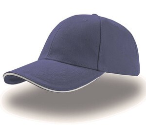 Atlantis AT003 - 6-panel sandwich cap Royal/White