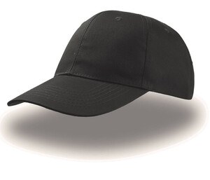 Atlantis AT015 - 6 Panel Cap Black