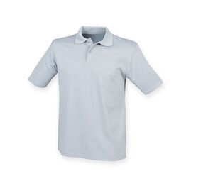 Henbury HY475 - Cool Plus Men's Polo Shirt Silver