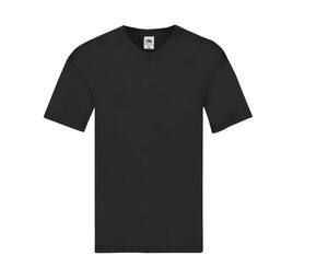 Fruit of the Loom SC224 - Original V Neck T Black