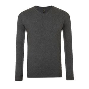 SOL'S 01710 - GLORY MEN V Neck Sweater Charcoal Melange