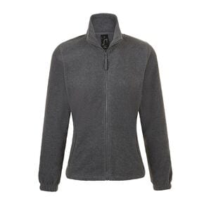 SOL'S 54500 - NORTH WOMEN Zipped Fleece Jacket Mixed Grey