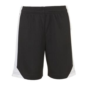 SOL'S 01718 - Olimpico Adults' Contrast Shorts Black / White
