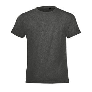 SOL'S 01183 - REGENT FIT KIDS Kids' Round Neck T Shirt Charcoal Melange