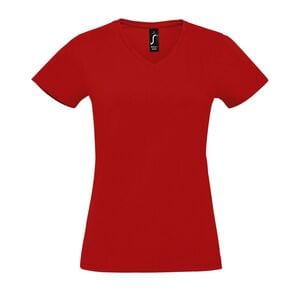 SOL'S 02941 - Imperial V Women V Neck T Shirt Red