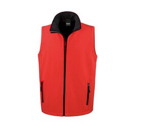 Result RS232 - Men's Sleeveless Fleece Red/Black