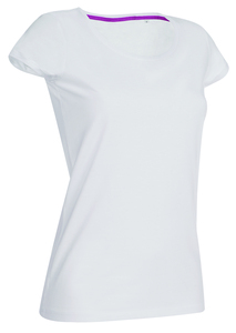 Stedman STE9120 - Crew neck T-shirt for women Stedman - MEGAN White