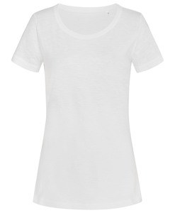 Stedman STE9500 - Crew neck T-shirt for women Stedman - SHARON SLUB White