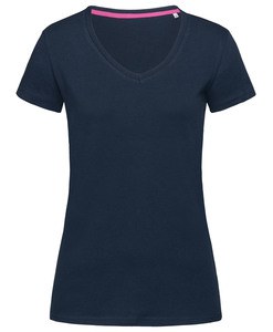 Stedman STE9710 - V-neck T-shirt for women Stedman - CLAIRE Marina Blue