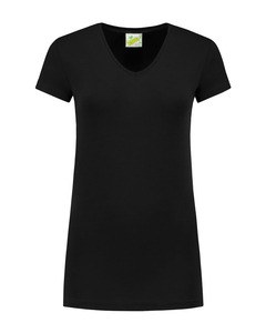 Lemon & Soda LEM1262 - T-shirt V-neck cot/elast SS for her Black