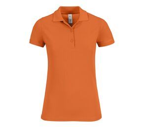 B&C BC409 - Women's Polo Saffron Timeless Pumpkin Orange