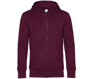 B&C BCU03K - King zipped hood Dark Cherry