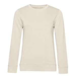 B&C BCW32B - Women's Organic Round Neck Sweatshirt Off White